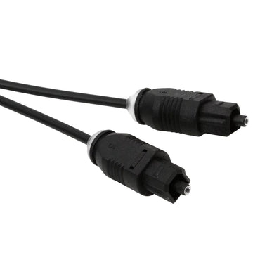 Hosa 3ft / 6ft Toslink Male to Male Digital Fiber Optic Cable Compatible with ADAT, S/PDIF, Dolby Digital, and DTS Surround Audio | OPT-103, OPT-106