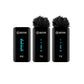[CLEARANCE] Boya BY-XM6-K2 Ultra-Compact 2.4GHz Dual Channel Lavalier Wireless Microphone System Kit with 100M Operating Range, OLED Display, 7-Hour Runtime