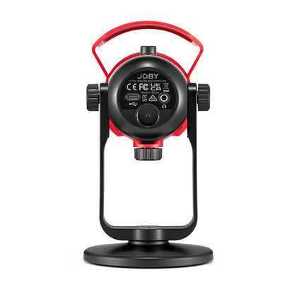 JOBY Wavo POD Omnidirectional USB Desktop Condenser Microphone with LED Indicators, On-Board Controls, USB Type-C and 3.5mm Headphones Output for Streaming and Podcast | 1775