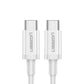 UGREEN 60W USB 2.0 Type C Male to USB-C Male Data Cable 480Mbps Quick Charge 3.0 (White) (Available in 1M, 2M) | 605