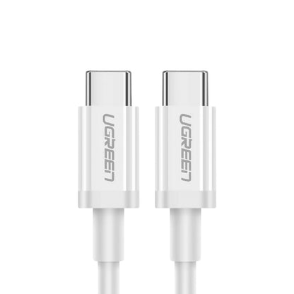 [CLEARANCE] UGREEN 60W USB 2.0 Type C Male to USB-C Male Data Cable 480Mbps Quick Charge 3.0 (White) (0.5M) | 60517