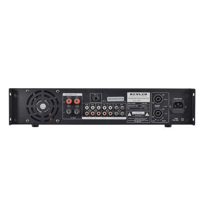 KEVLER GX-7000 1500W X2 High Power Integrated Amplifier with USB and Bluetooth Function, LCD Display, 3 Microphone Input, Mic Priority Function, Feedback Reducer, Mic and Effects Master Control and Speakon Terminal