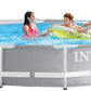Intex 26710 Prism 12ft x 30in Round Metal Framed Pool with Easy Installation and Fits Up to 6 People (Filter Pump Not Included)