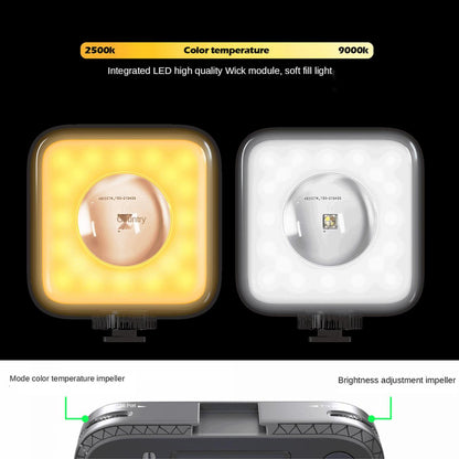 [CLEARANCE] Desview / Bestview W-S6 RGB Ambiance Video Fill Light Sunset Projection Lamp LED 2000mAh Rechargeable with 2500K - 9000K Color Temperature