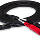 Hosa Technology CMP-159 Stereo Mini (3.5mm) Male to 2 Mono 1/4 Male Insert Y-Cable - 10'