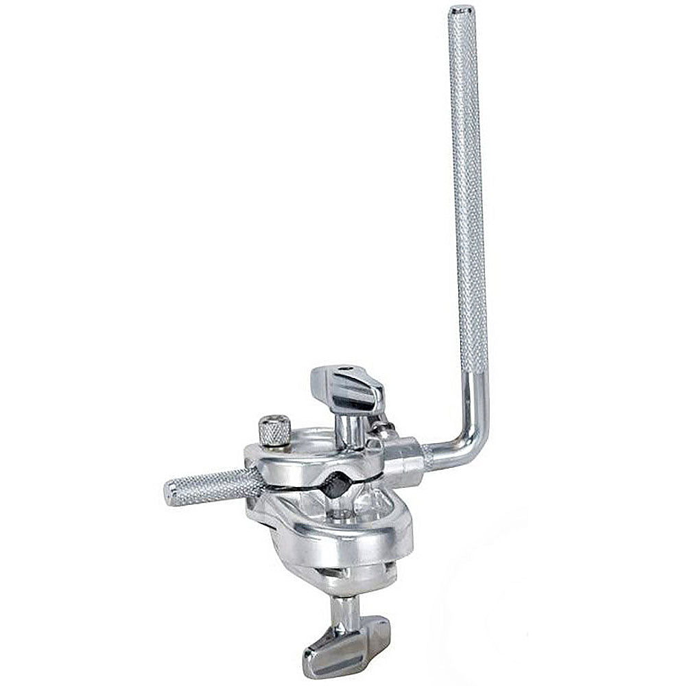 Pearl CA130 Hoop Mounted Cowbell Accessory Holder with L-Arm Stop Lock Non-Marring Hinged Rubber Jaws for Bass Drum