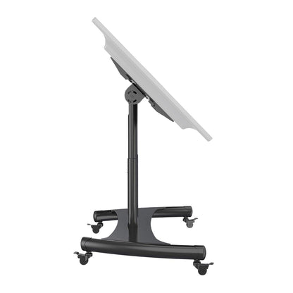 NB North Bayou AVA50 32"- 70" with 45kg Max Payload and 90 Degree Tilting  TV Mobile Cart Stand with Wheels with Reduced Height and Cable Management System for LCD LED Flat Screen TV Television