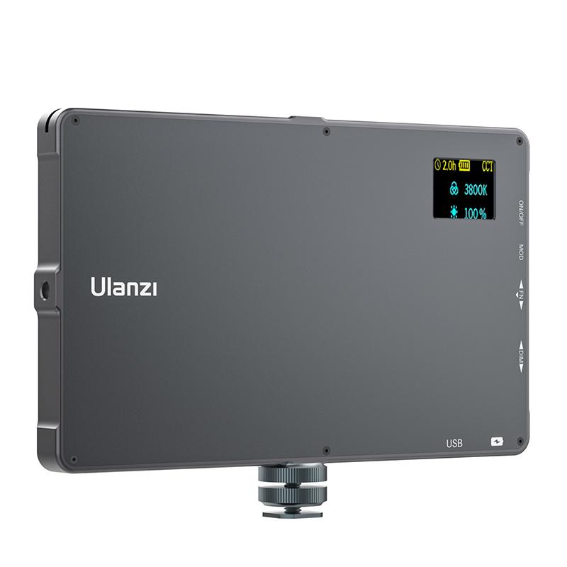 Vijim by Ulanzi Full Color RGB Panel Fill Light with Powerbank Function, Multicolor Functions and 3200-5600K Color Adjustment VL276