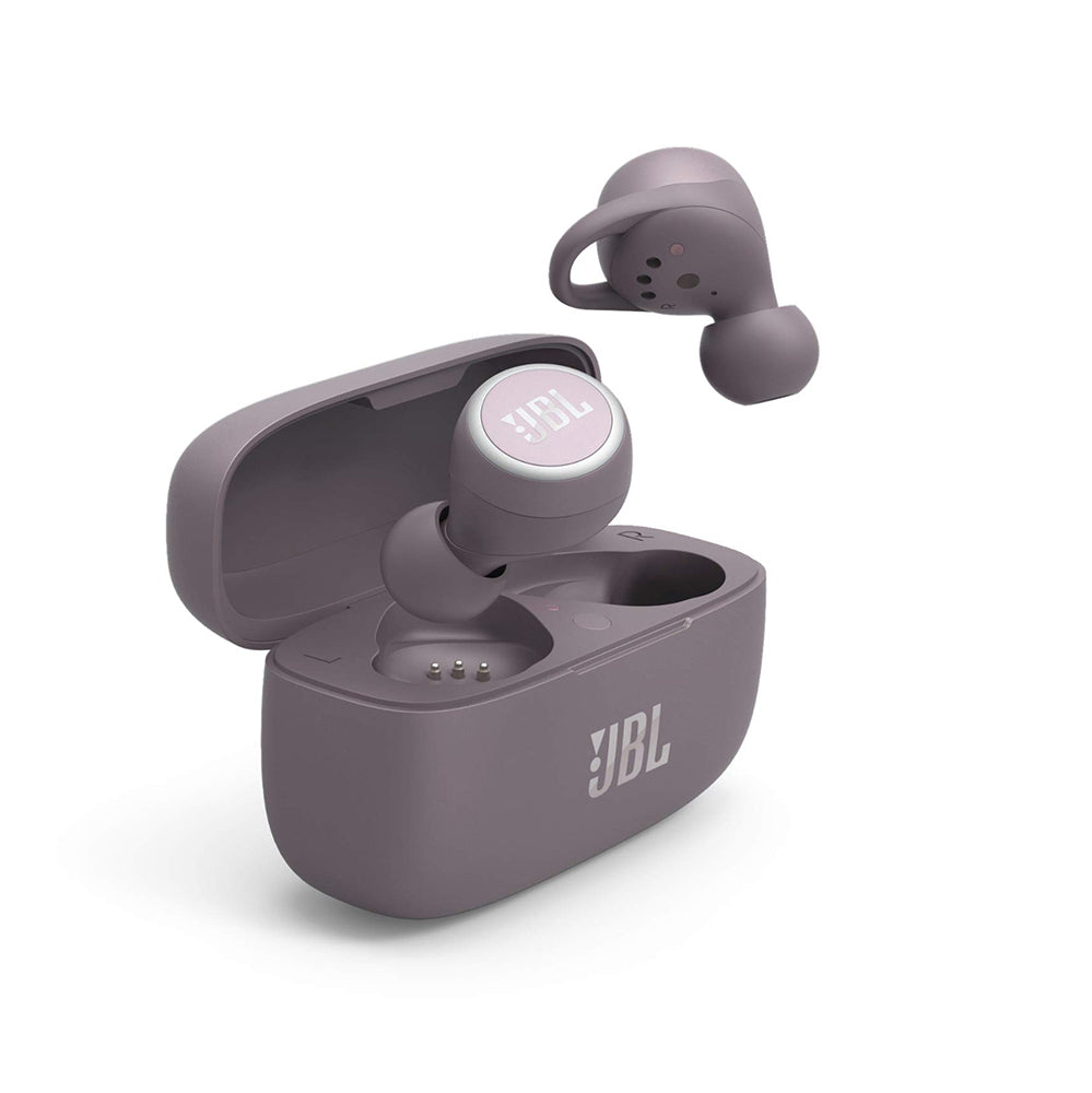 JBL Live 300 TWS True Wireless Bluetooth Earbuds with 20Hr Total Playtime, IPX5 Water Resistance and Alexa Voice Support for Mobile Phones and Music Players (Black, Blue, Purple, White)
