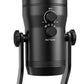 Fifine K690 USB Studio Recording Microphone Computer Podcast Mic for PC, PS4, Mac with Mute Button Monitor Headphone Jack, Four Pickup Patterns for Vocals, YouTube, Streaming, Gaming, ASMR, Zoom