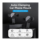 Vention Car Phone Mount Auto-Clamping for Duckbill Clip Disc Fashion Type (Black) | KCSB0