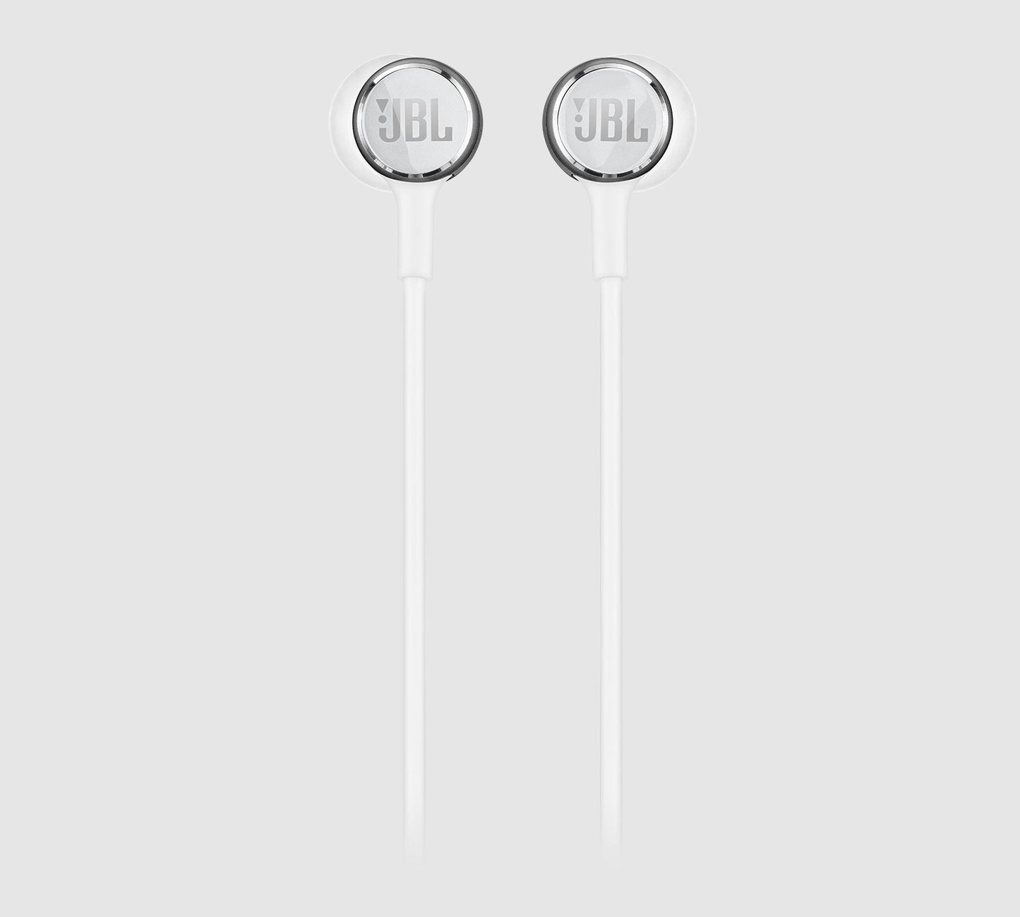 JBL LIVE 100 In-Ear Headphones Wired Earphones with Remote Control Premium Aluminum Housing Mic Voice Assistant Hands-Free Calls