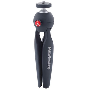 Manfrotto MKPIXICLAMP-BK PIXI Smart Mini Tripod with Universal Smartphone Clamp (Black)