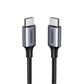 UGREEN 100W PD Type C Male to Male Fast Charging 5A Data Cable with 480Mbps Transfer Speed - 1M, 1.5M, 2M | 7042