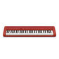 Casio CT-S1 61 Key Portable Classic Design Piano Keyboard with AiX, Wireless MIDI, Volume-Sync, Audio Adaptor (Black, Red, White)