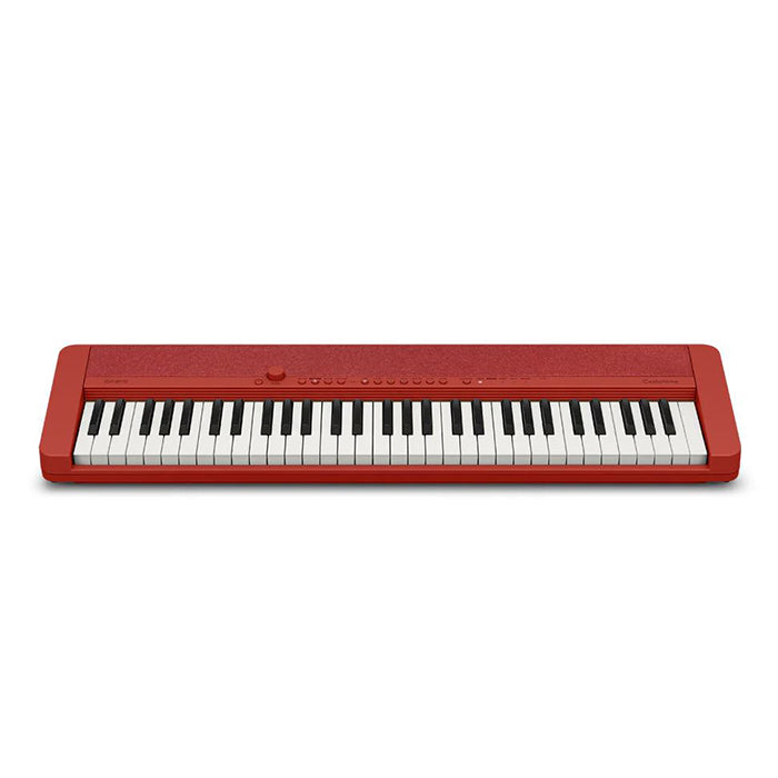 Casio CT-S1 61 Key Portable Classic Design Piano Keyboard with AiX, Wireless MIDI, Volume-Sync, Audio Adaptor (Black, Red, White)