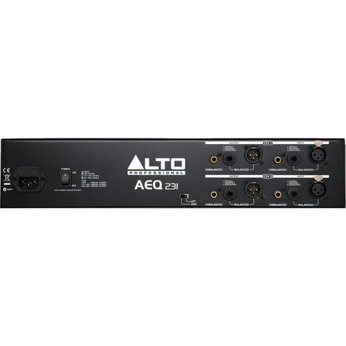 Alto Professional AEQ231 Stereo 31-Band Graphic Equalizer