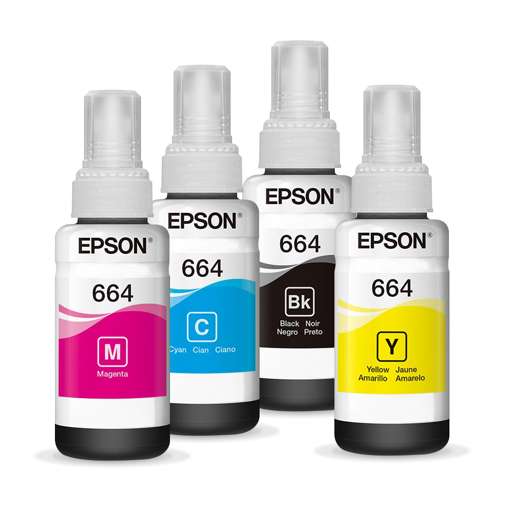 Epson 664 Ink Refill Bottle (70mL) for Printer EcoTank L100 / L200 / L300 / L1300