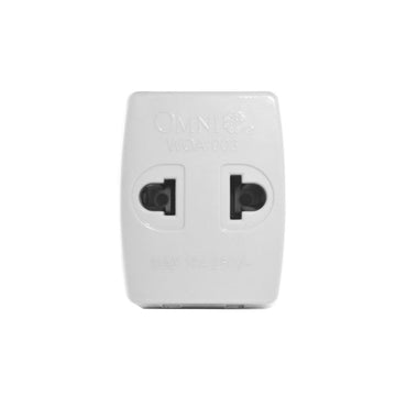 OMNI Octopus Adapter 10A 220V Triple Flat Tap to Flat Pin for Electrical Plugs | WOA-003