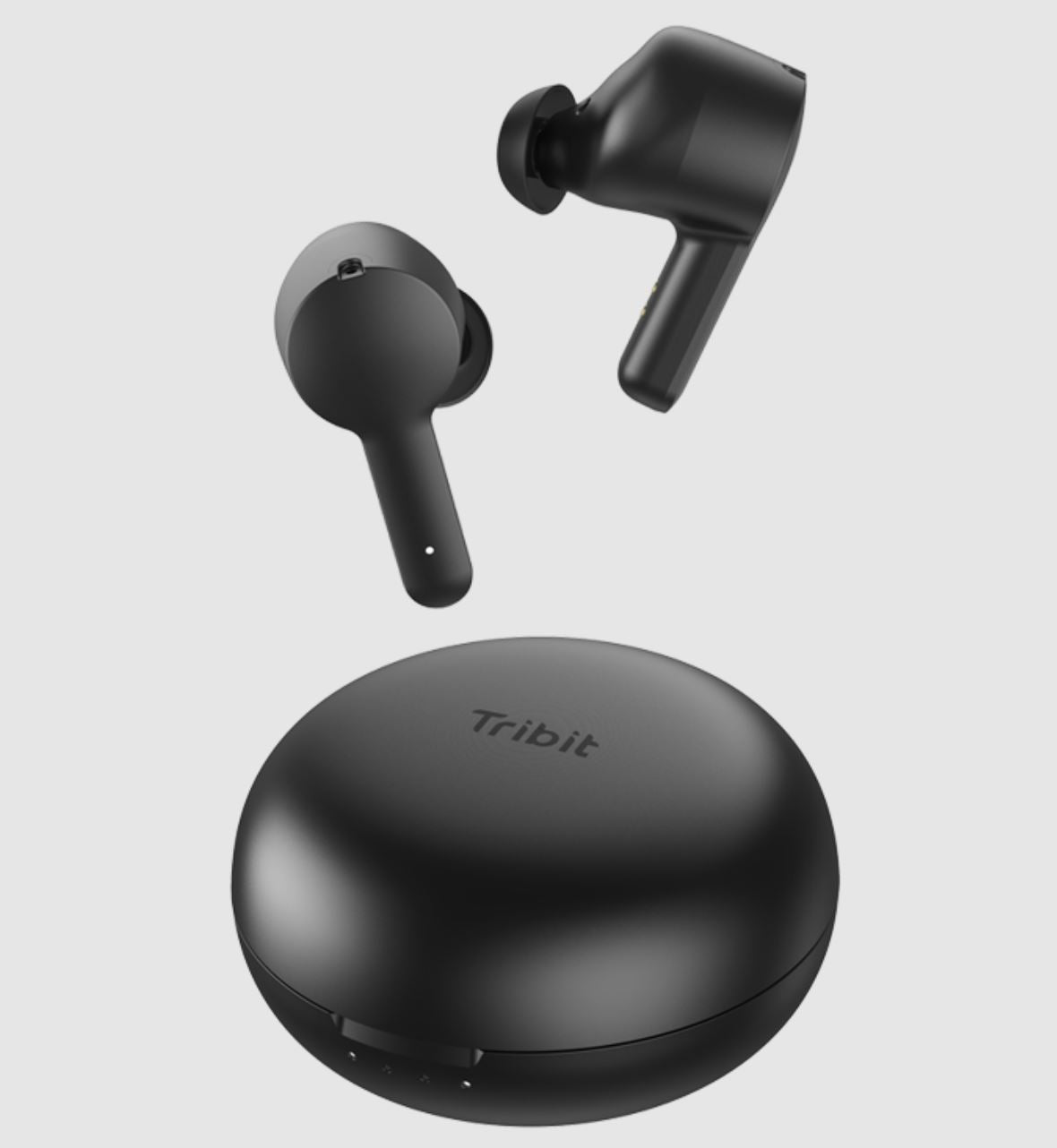 Tribit Flybuds NC True Wireless Earbuds 10h Playtime Bluetooth 5.0 with Active Noise Cancellation 4 mics Smart Touch Controls IPX4 Sweatproof BTHA1