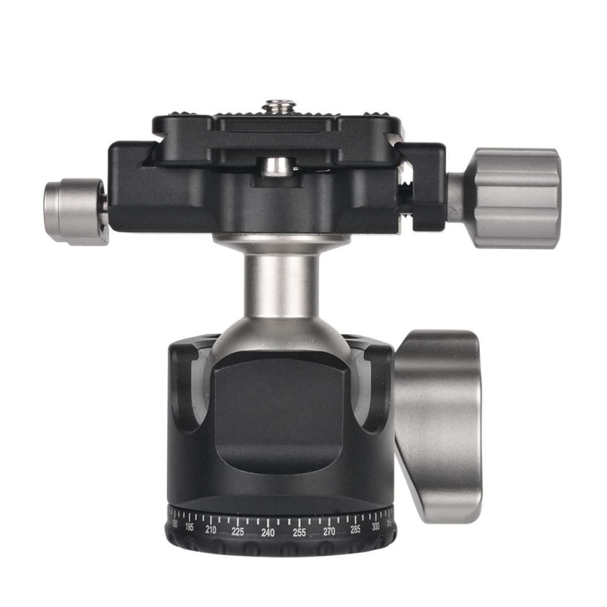 K&F Concept KF31-017 25mm Aluminum Alloy Ball Head Lightweight with 360 Adjustment Quick Release Plate for DSLR Camera Tripod Monopod Photography Vlogging