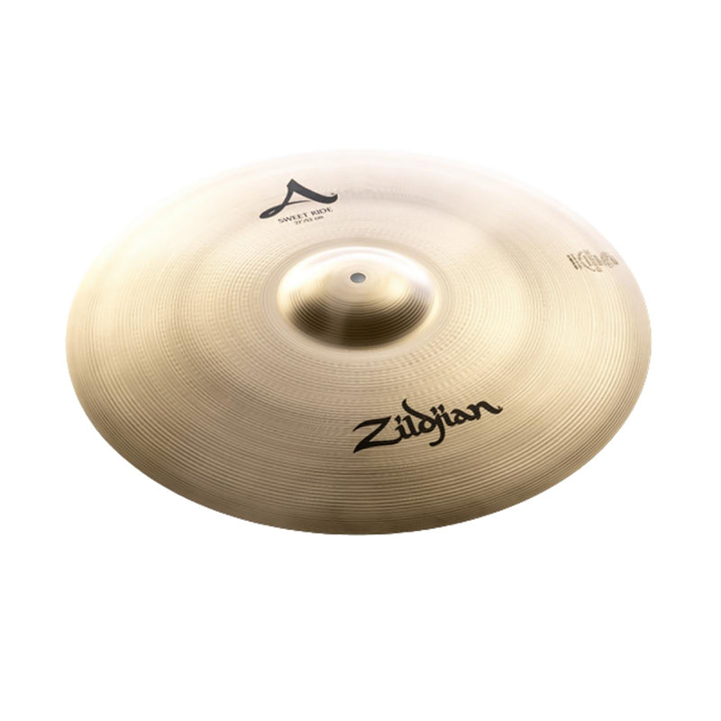 Zildjian A20079 A Series 21" Sweet Ride Brilliant Cymbal with Low-Mid Pitch, Medium Thin Weight, Short Sustain