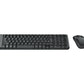 Logitech MK220 Advanced 2.4GHz Wireless Minimalist Keyboard and Mouse Combo with 10m Wireless Range USB Connection