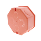 OMNI Surface Type PVC Junction Box Fire Retardant with Mounting Screw, Shock Resistant | WSJ-001