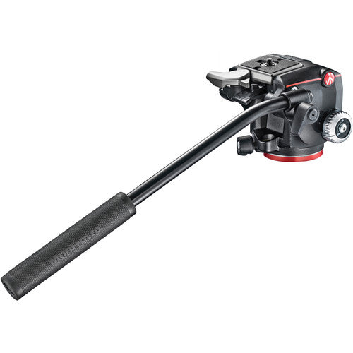 Manfrotto MHXPRO 2-Way Fluid Head, Pan-and-Tilt Head with 200PL-14 Quick Release Plate