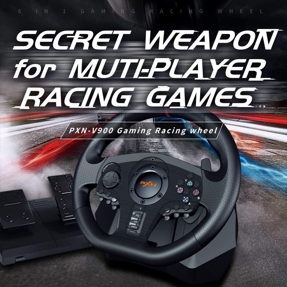 PXN V900 Racing deals Steering Wheel game controller for Xbox with pedals