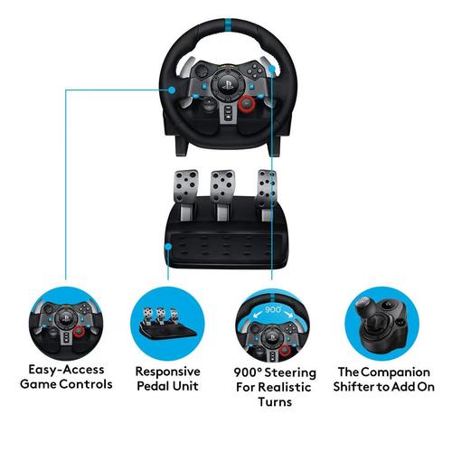 Logitech G29 Driving Force Console Wheel and Pedals with Drive