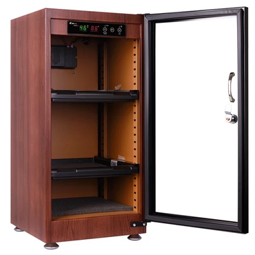 Eirmai 50L Electronic Digital Dry Cabinet Dehumidifying Box - 50 Liters Wood Grain Finish (MRD-55W)