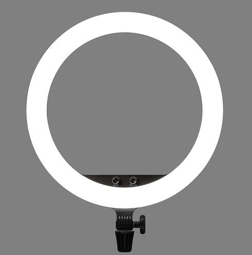 Godox LR150 Bi-Color 3000K-6000K 18-inch LED Ring Light for Youtube, Vlogging, etc. with Phone Holder 5 Cold Shoe Mount