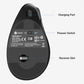 iClever TM231 2.4Ghz Wireless Ergonomic Vertical Mouse Black with 300mAh Rechargeable Battery Whisper-quiet Click 3 Adjustable DPI