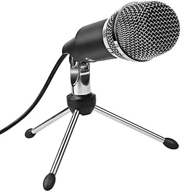 [CLEARANCE] Fifine K668 Plug and Play Home Studio USB Condenser Microphone for Skype, Recordings for YouTube, Google Voice Search, Games