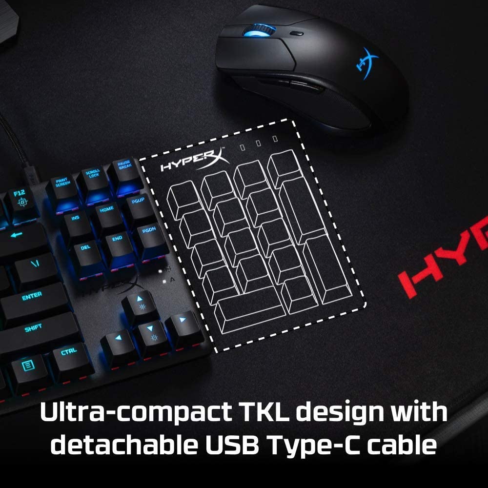 HyperX Alloy Origins Core Tenkeyless Mechanical RGB Backlit Gaming