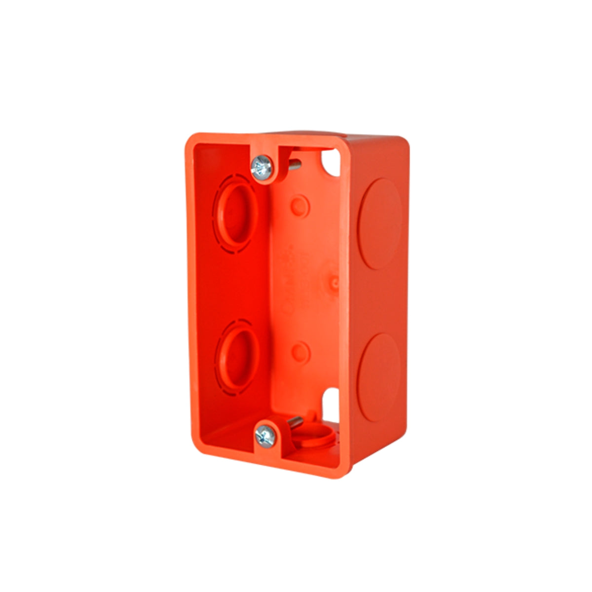 OMNI WUB-001 2 x 4" PVC Utility Box with Mounting Screw, Fire Retardant and Shock Resistant