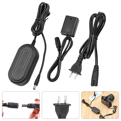 Ulanzi 2860 Dummy Camera Battery Pack for Sony NP-FW50 Compatible Cameras with AC Power Adapter | 2860