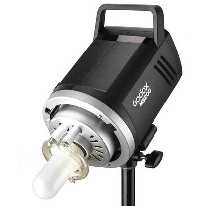 Godox MS200-V 5800K LED 200Ws Portable Studio Flash Monolight with Bowens S Accessory Mount, Guide Number 174', 2.4G Wireless Radio X System, and Built-in Modeling Light for Camera & Photography