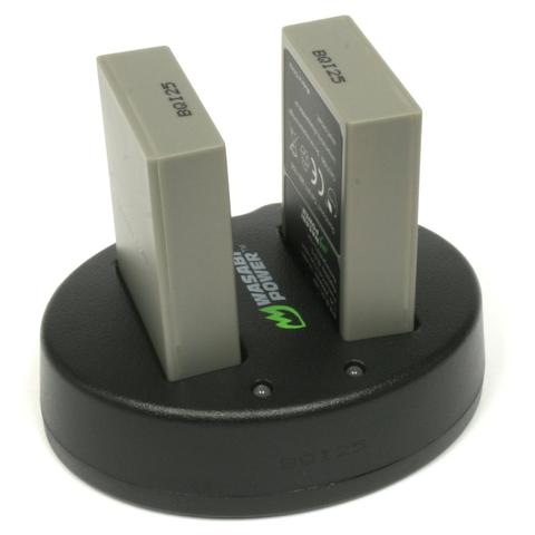 Wasabi Power Battery for Olympus BLS-5, BLS-50, PS-BLS5 (2-Pack) and Dual USB Charger