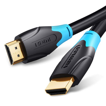 [CLEARANCE] Vention HDMI 2.0 Cable PVC Black (Male to Male) 4KHD 60Hz Video Cable with Multiple Shielding TMDS Core Transmission Technology (2m) (AAC)