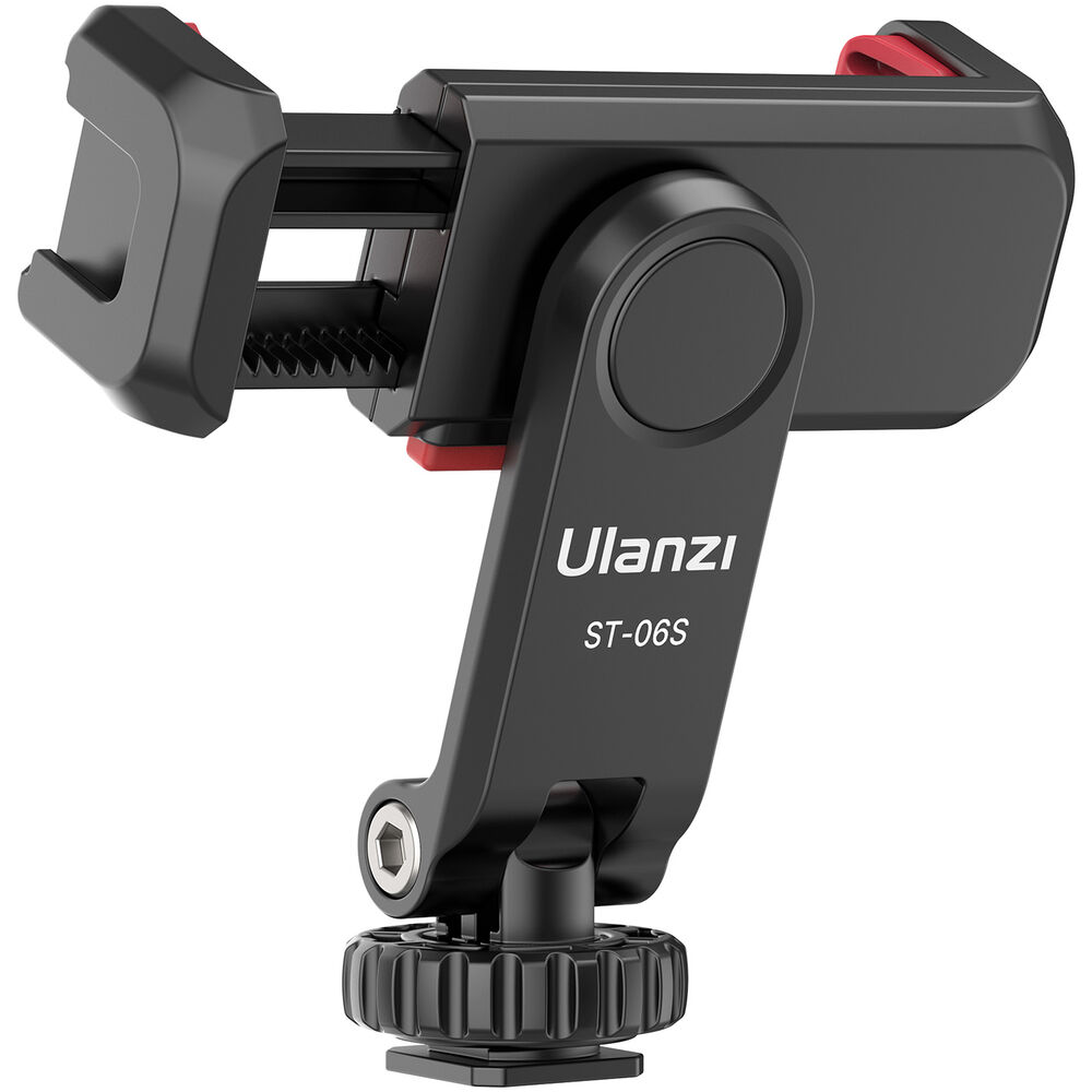 Ulanzi ST-06S Multi-Function Cold Shoe Smartphone Holder Mount for Camera or Tripod