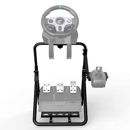 PXN A9 Gaming Racing Steering Wheel Foldable Stand Retractable 38cm Collapsible with Adjustable Wheel Pedal Angle