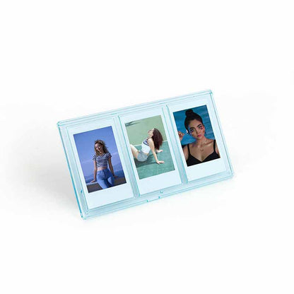 Pikxi 3-Slot Table Top Instax Instant Mini Film Frame (Purple)