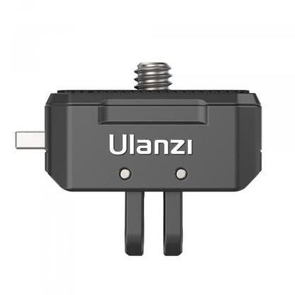 UUrig by Ulanzi R072 Hummingbird Quick Release Mount Base with Locking Function and Push Button Control for GoPro and other Action Cameras