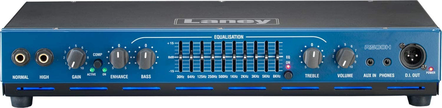 Laney R500H Bass Amplifier Head with Bass and Treble Shelving Controls