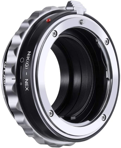 K&F Concept NIK(G)-NEX High Precision Lens Adapter Mount for Nikon F and G Mount Lens to Sony E-Mount Body Mirrorless Camera