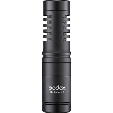 Godox Geniusmic UC Compact Directional Smartphone Microphone (USB Type-C Connector) with Foam and Furry Windshield