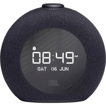 JBL HORIZON 2 Bluetooth Clock Radio Speaker with FM Tuner Dual Alarms LCD Display Ambient Light Battery Backup Two USB Ports