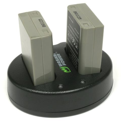 Wasabi Power Battery for Olympus BLN-1, BCN-1 (2-Pack) and Dual USB Charger and for Olympus OM-D E-M1, E-M5, PEN E-P5